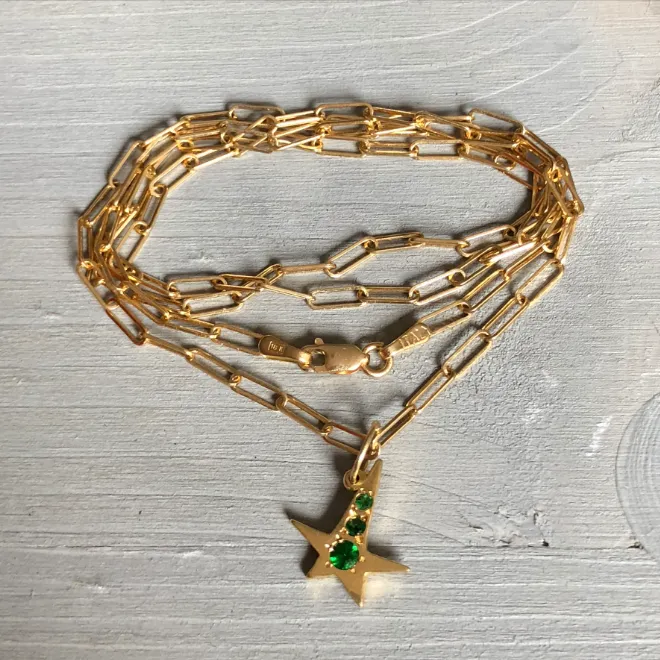 BOHEME BEBE GOLD RECTANGLE LINK CHAIN rts