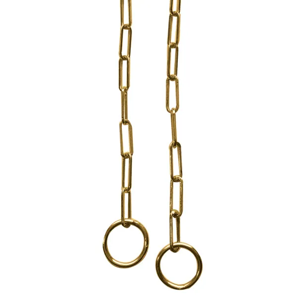 BOHEME BEBE GOLD RECTANGLE LINK CHAIN rts