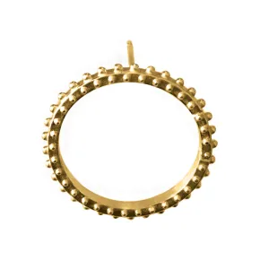BOHEME CLICKER CHARM HOOP EARRING