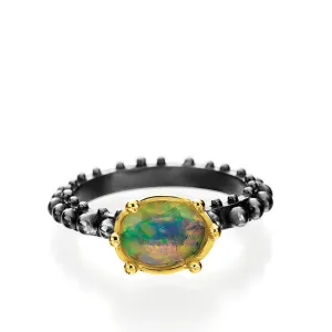 BOHEME DELPH XL OPAL RING