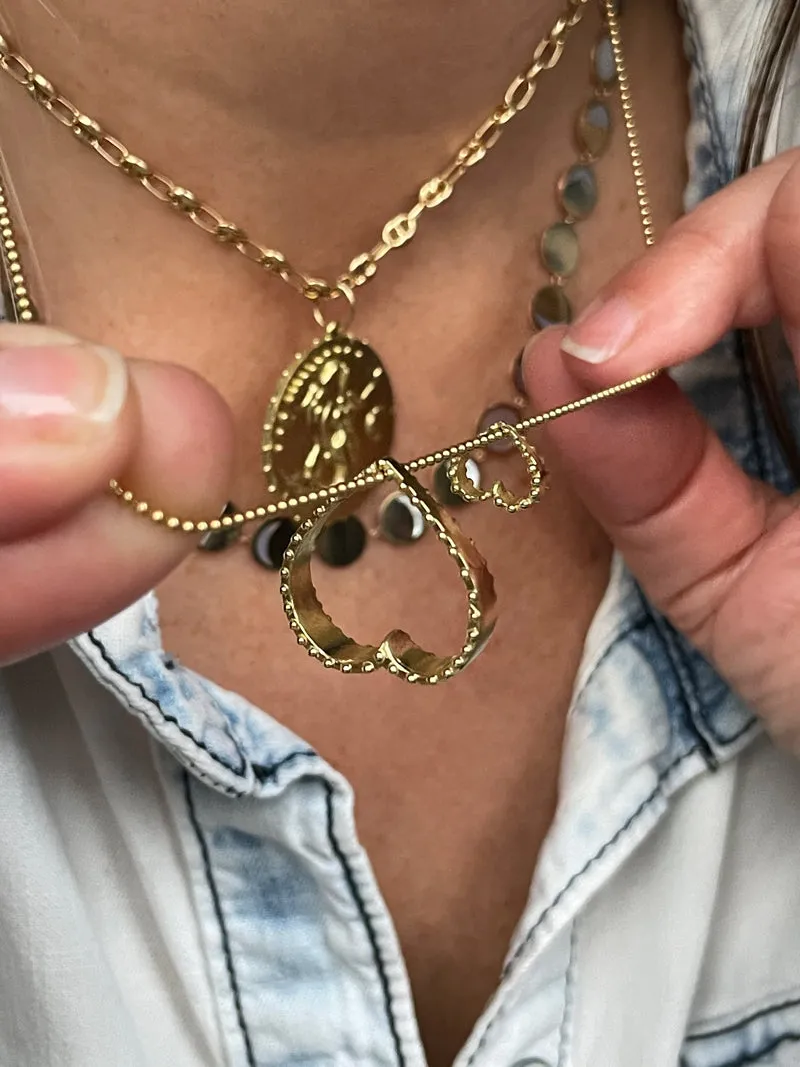 BOHEME GOLD BALL LINK CHAIN Paz