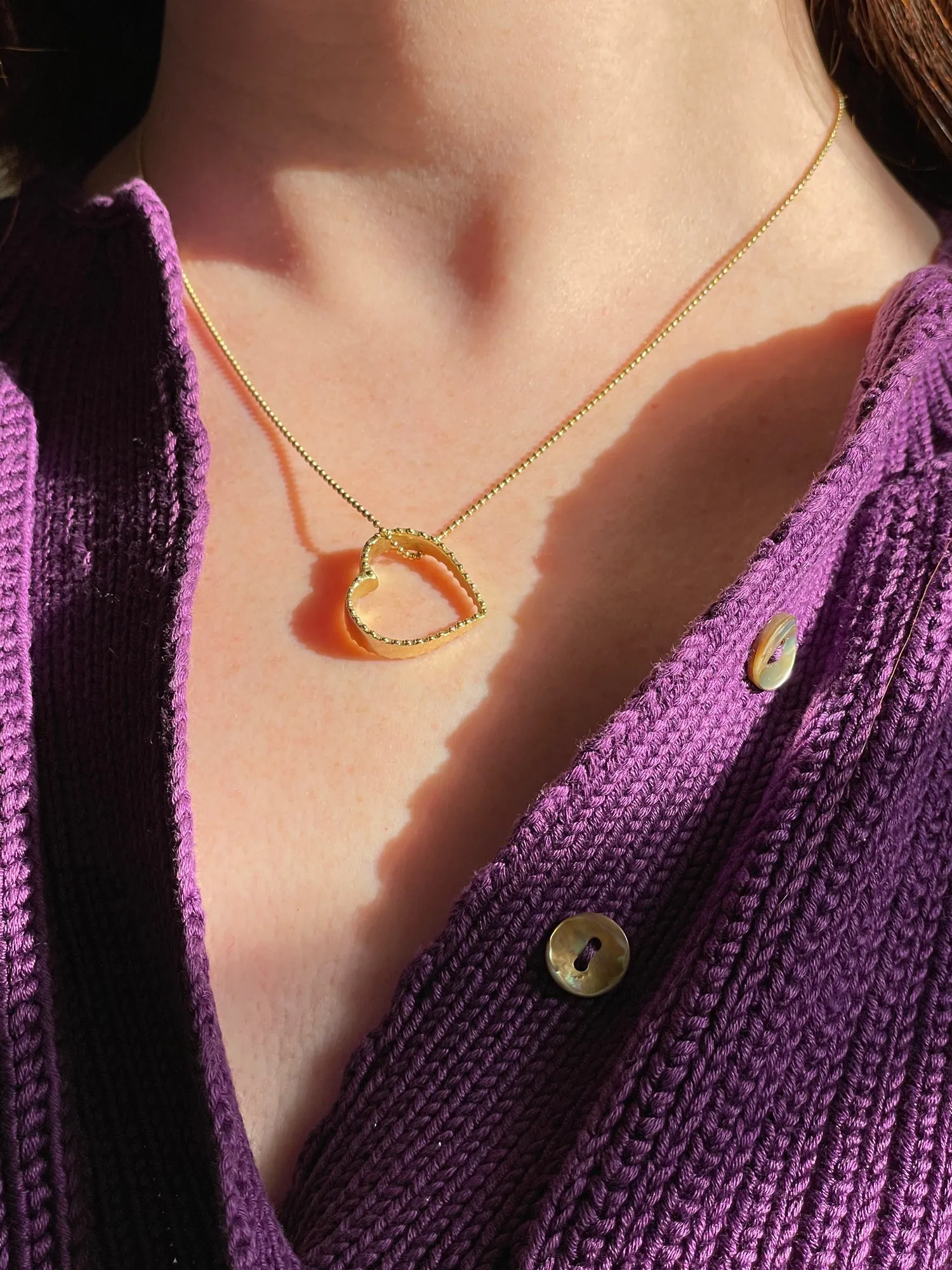 BOHEME GRAND COEUR HEART CHARM 18KR rts