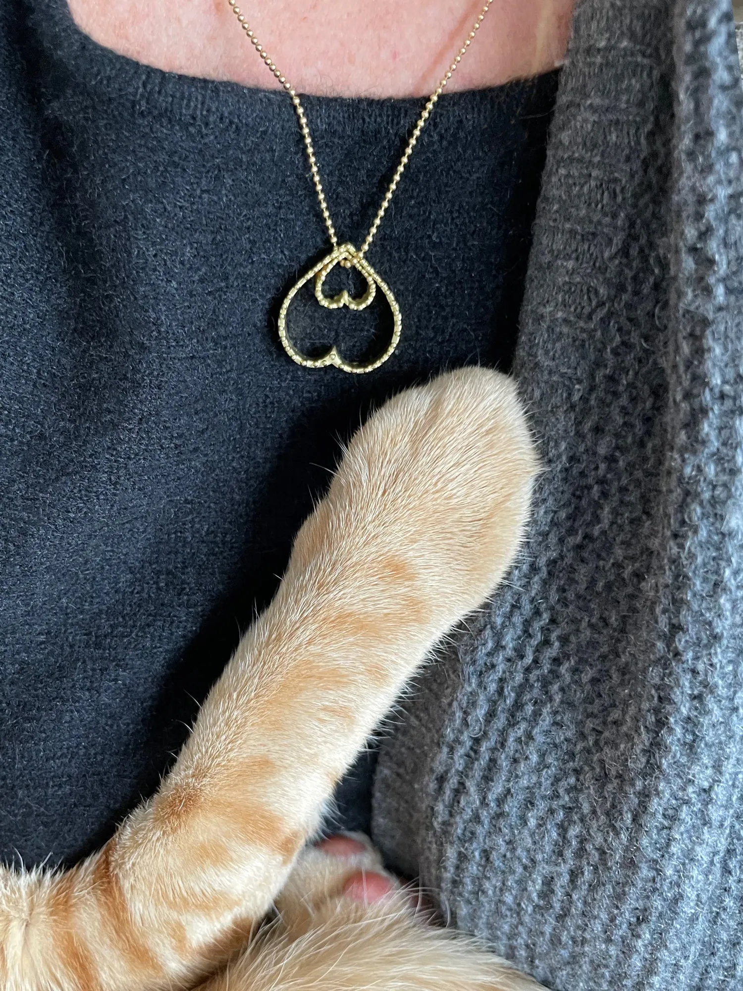 BOHEME GRAND COEUR HEART CHARM 18KR rts