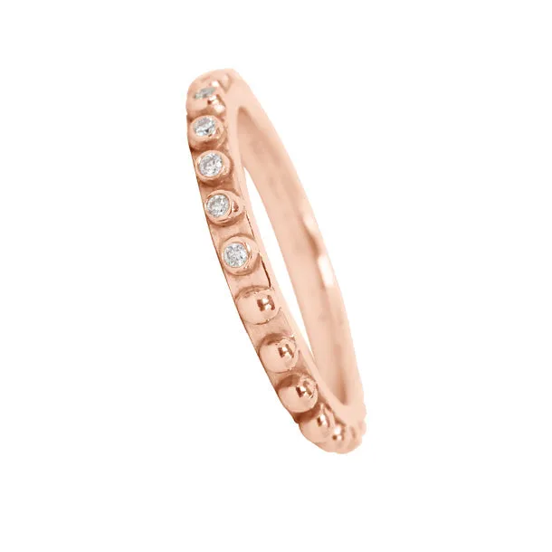 BOHEME HALF-ETERNITY DIAMOND RING 18KR rts
