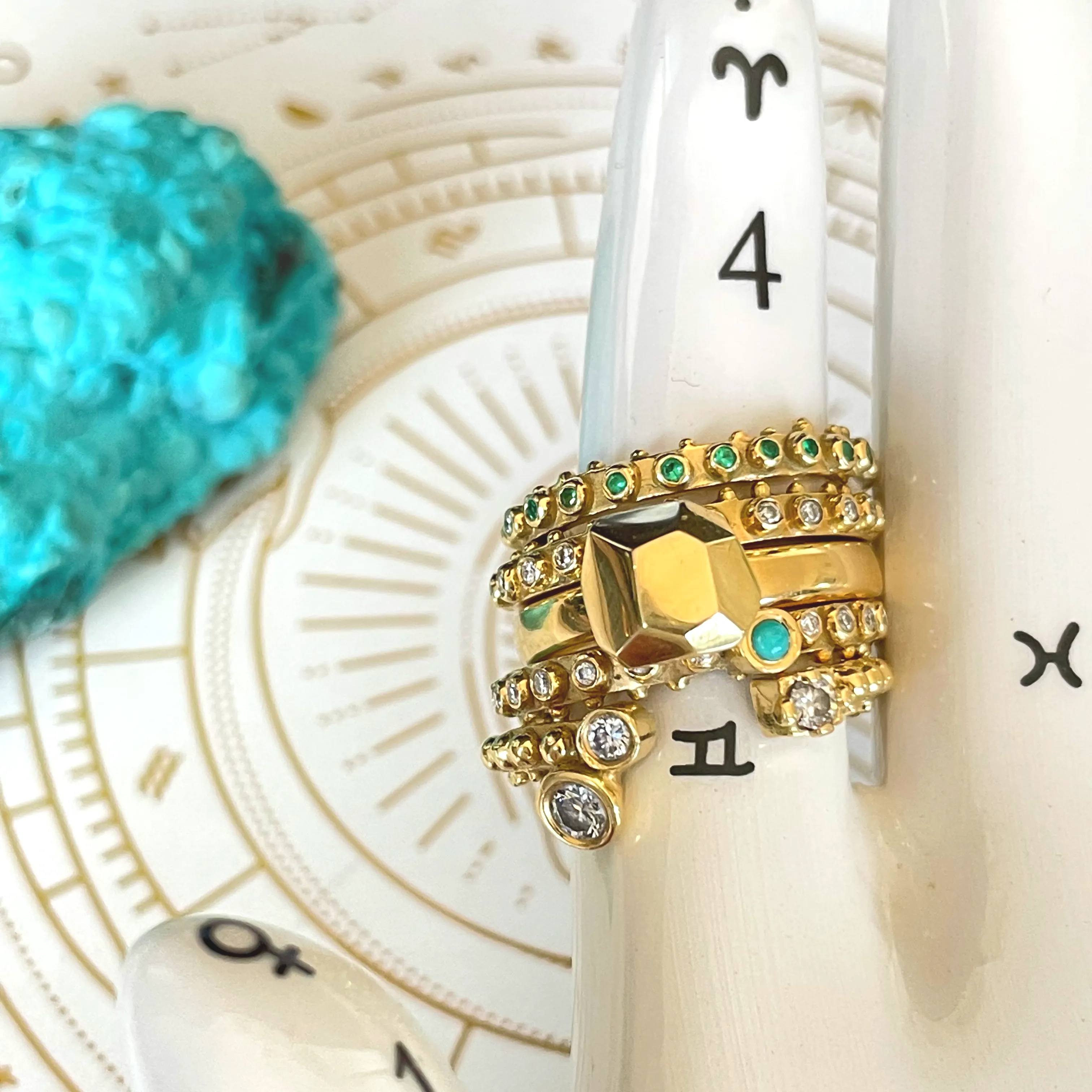 BOHEME HALF-ETERNITY DIAMOND RING 18KR rts