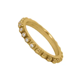 BOHEME HALF-ETERNITY DIAMOND RING 18KR