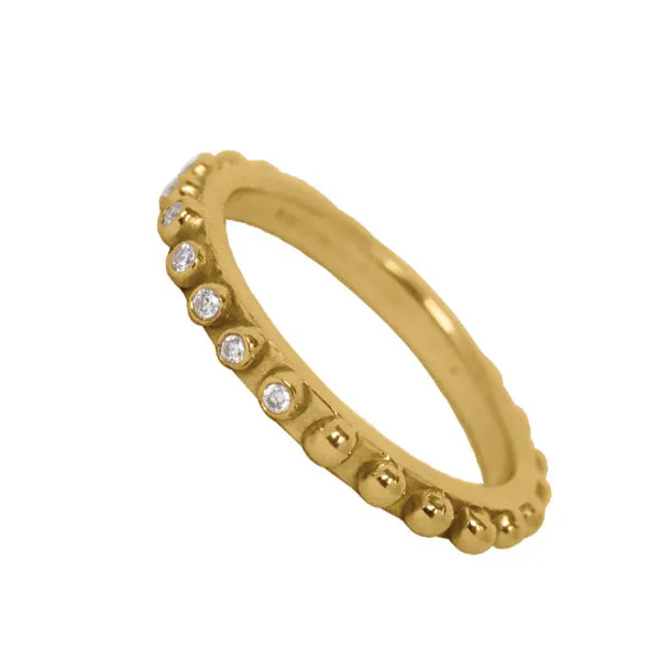 BOHEME HALF-ETERNITY DIAMOND RING 18KR