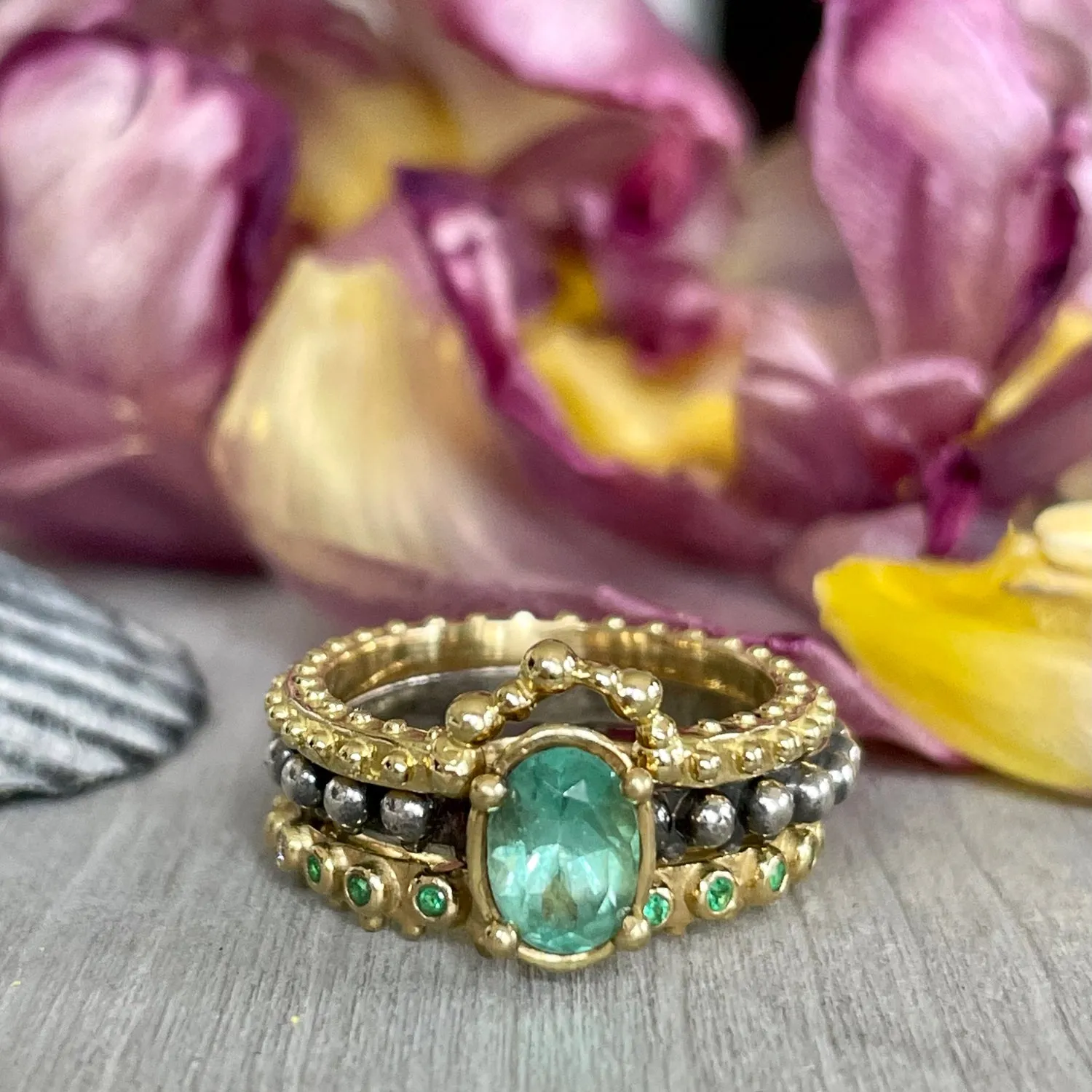 BOHEME MUSE EMERALD RING