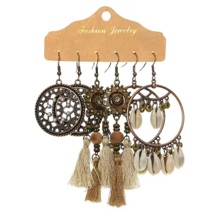 Bohemian Ethnic Earrings Set UB98211