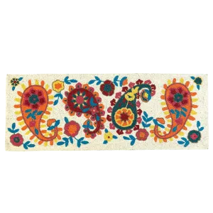 Bohemian Floral Beaded Table Runner