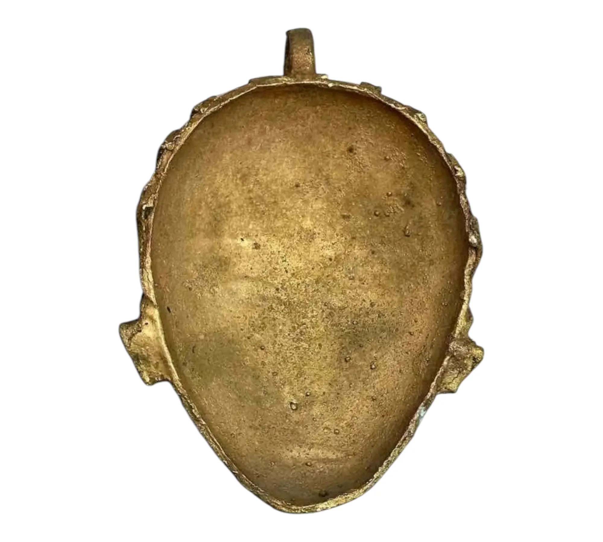 Brass African Mask Pendant | Geri's Bluffing Boutique