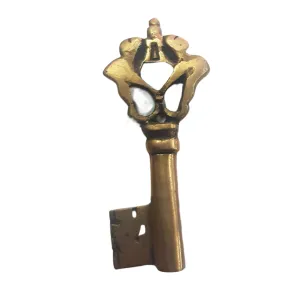 Brass Vntage Key for Decoration Jerusalem Market Gifts 15cm x 3.5 cm