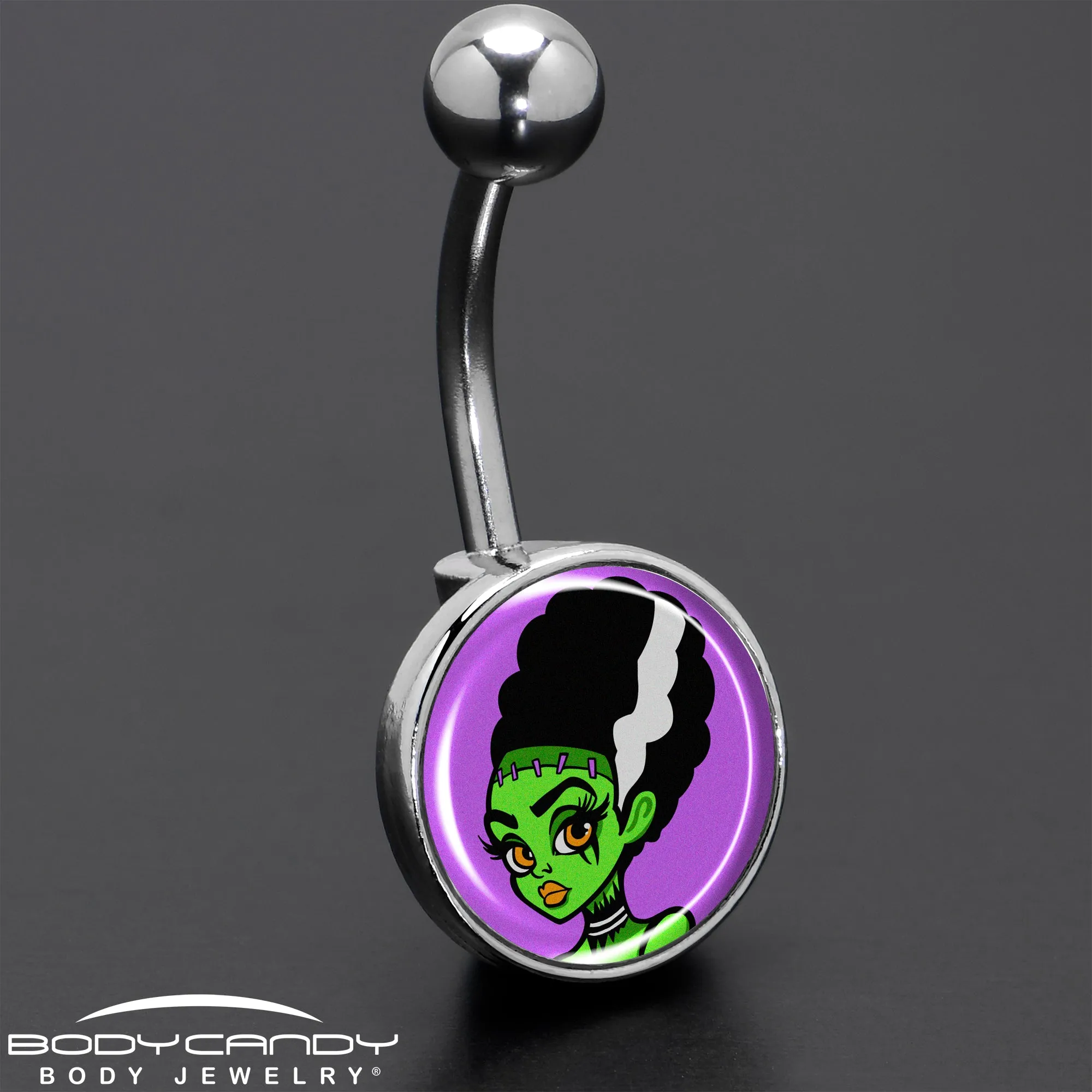 Bride of Frankenstein Belly Ring