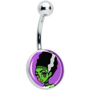 Bride of Frankenstein Belly Ring