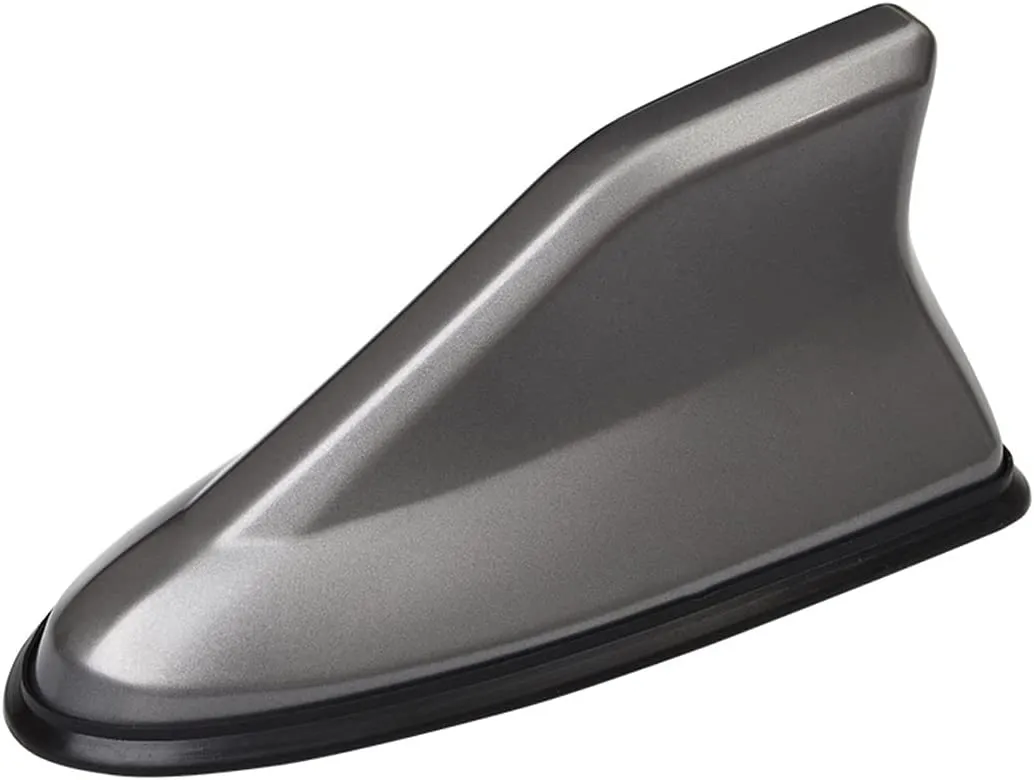 Car Shark Fin Antenna Cover, Roof Aerial Base AM/FM Radio Signal for Car SUV Truck, Vehicle Shark Fin Shape Cover with Adhesive Tape, Car Accessories Antenna Replacement Fits Most Cars