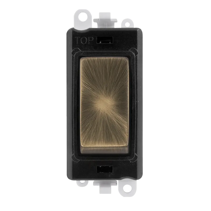 Click GridPro GM2028BKAB 20AX Intermediate Switch Module - Antique Brass (Black)