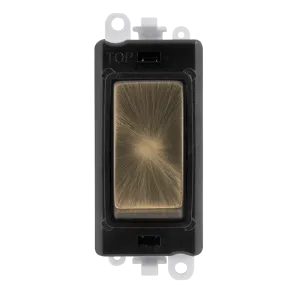 Click GridPro GM2028BKAB 20AX Intermediate Switch Module - Antique Brass (Black)