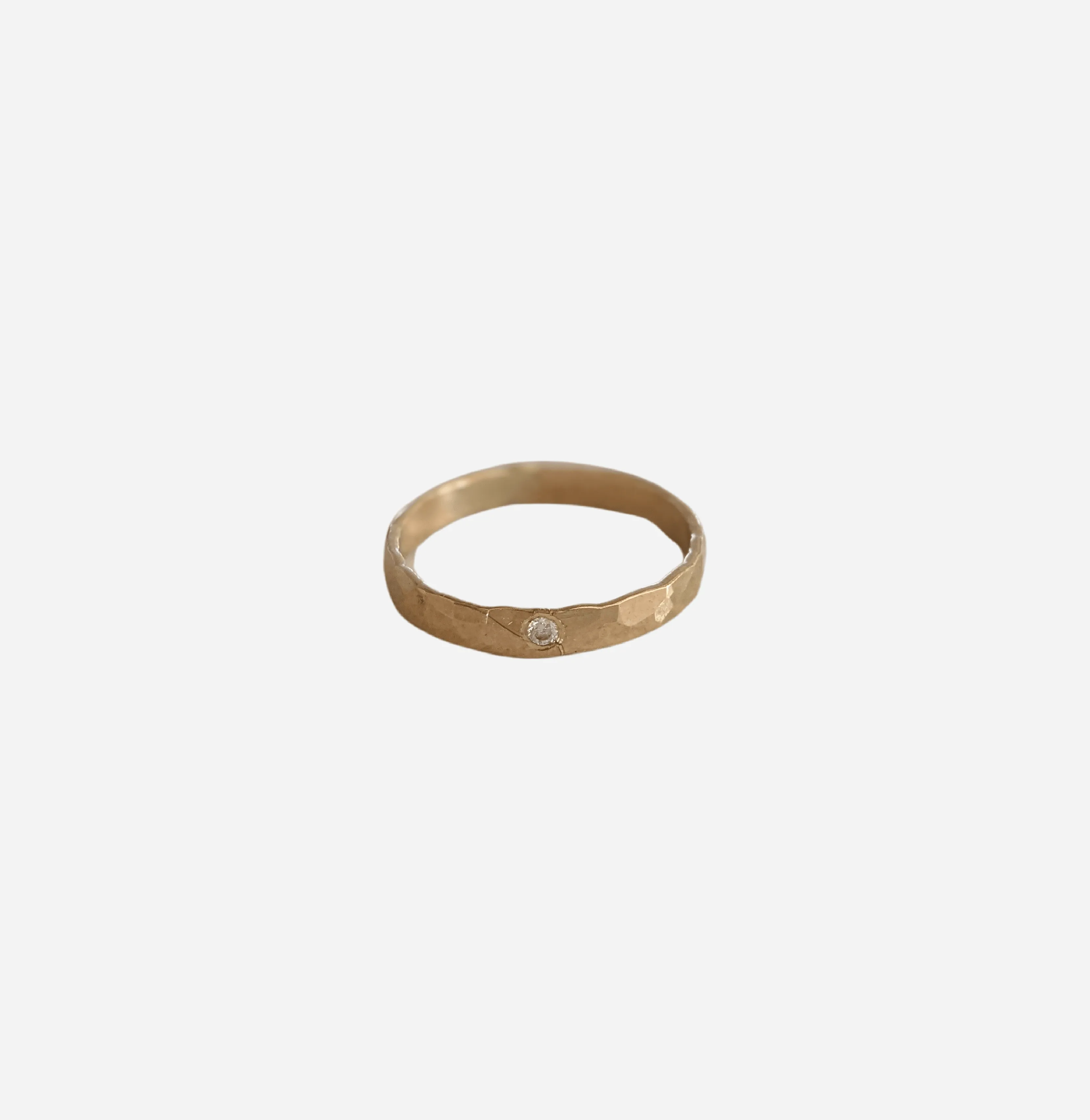 Coffee Ring with Diamond