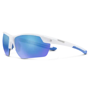 Contender - White   Polarized Blue Mirror Lens