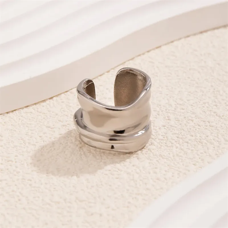 Couple Simple C-shape Adjustable Opening Rings