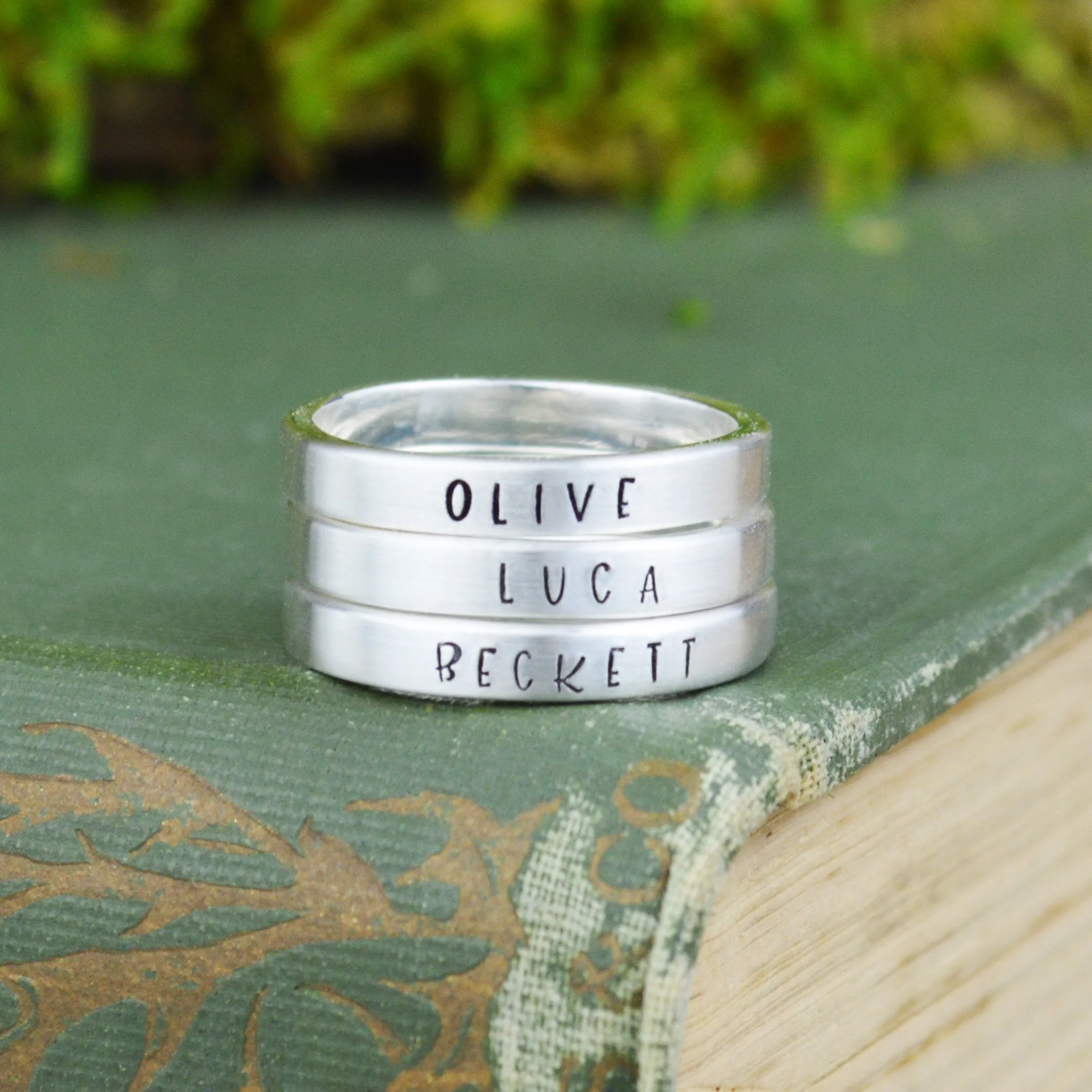 Custom Name Ring