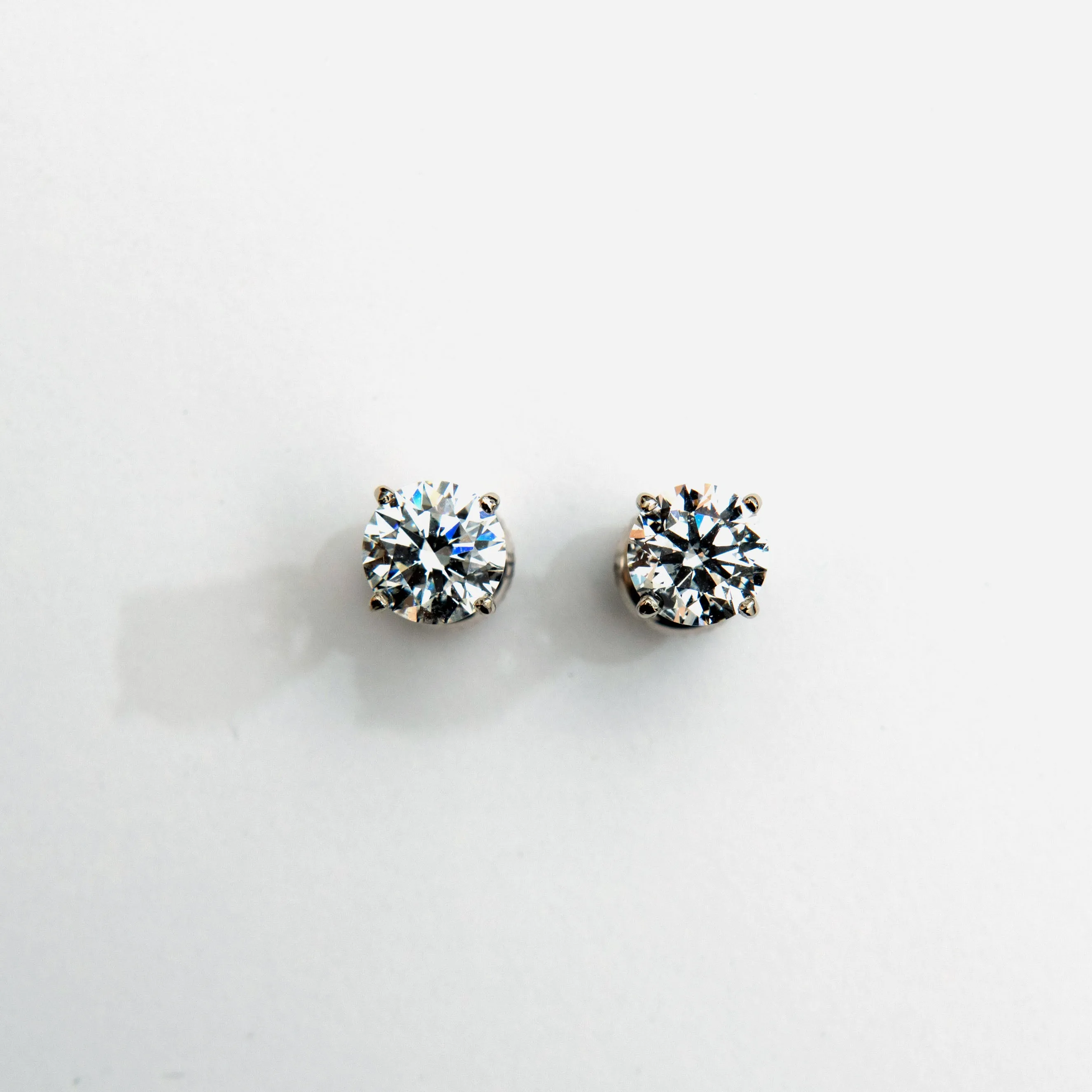 Customizable Lab Grown Diamond Stud Earrings in 14KT Gold