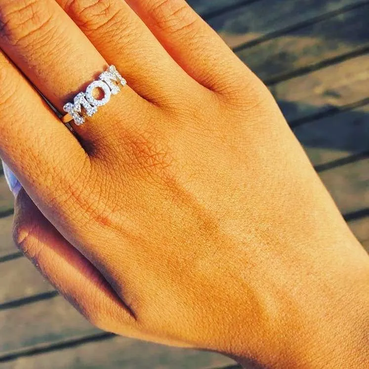 Designer ring for woman - stacking rings.