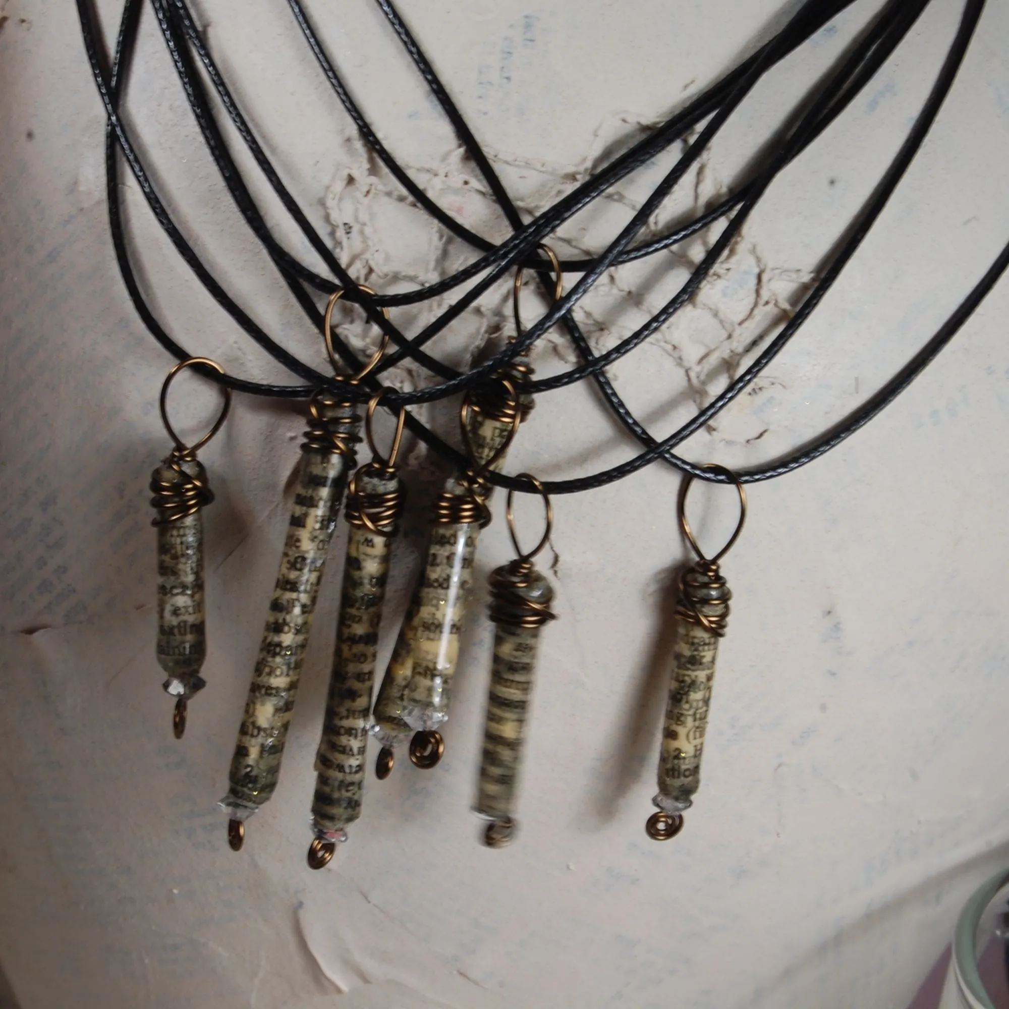 Dictionary Pendants
