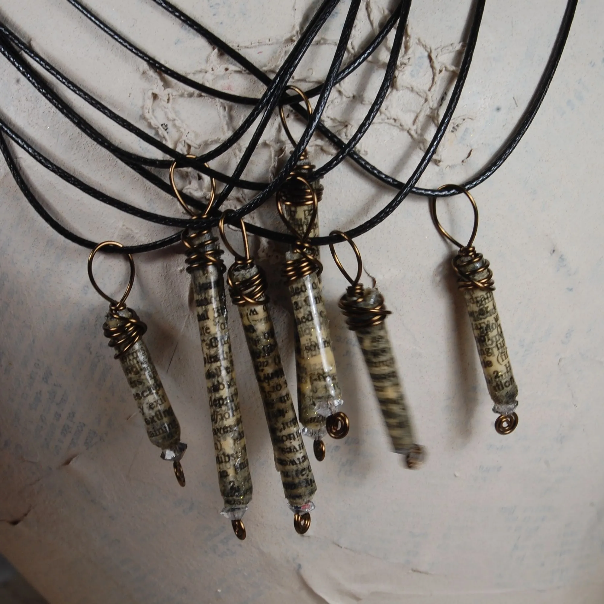 Dictionary Pendants