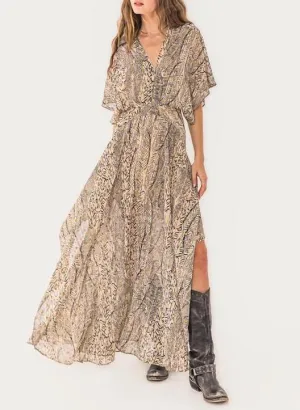 Distant Dreams Ethereal Mix Print Maxi Dress