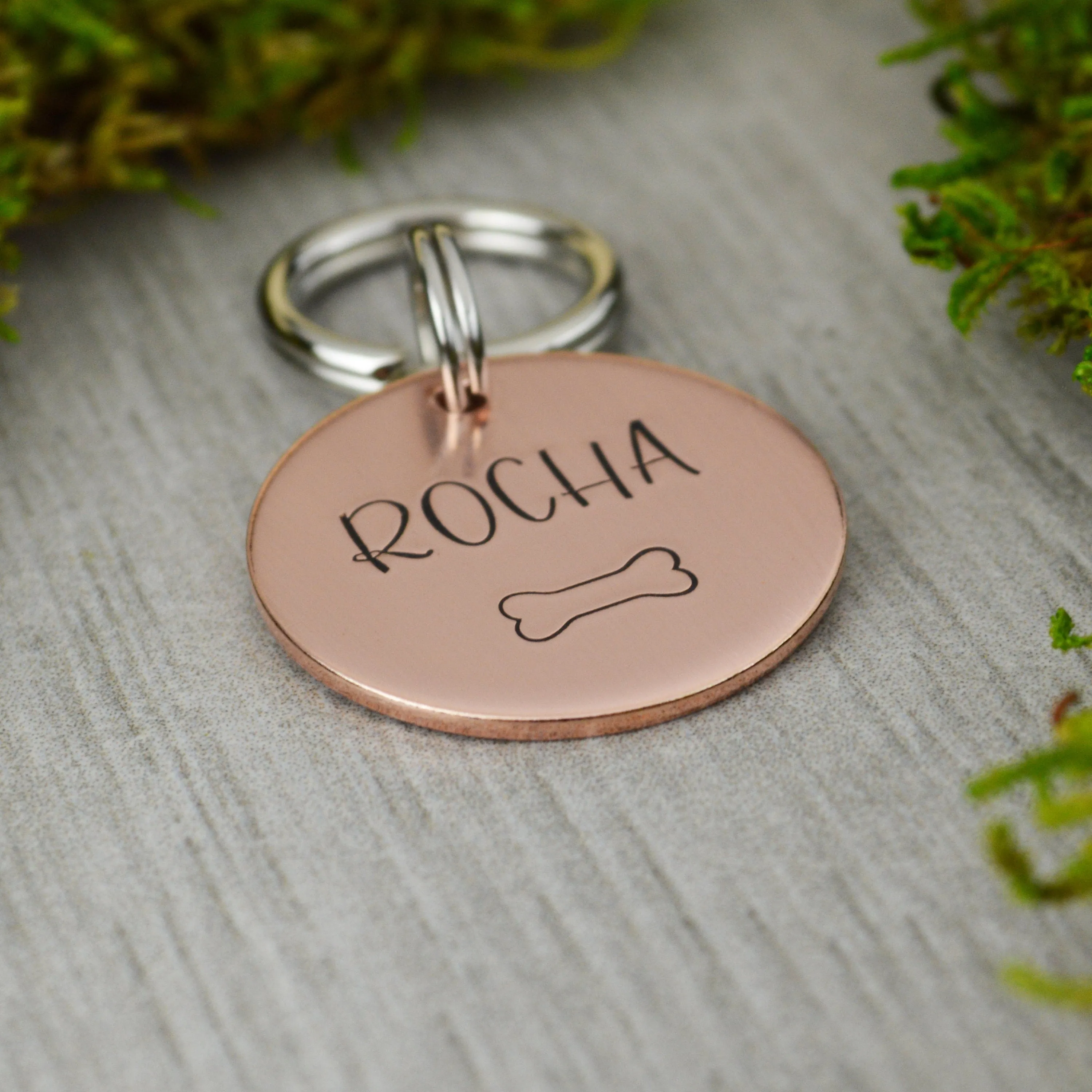 Dog Bone Pet ID Tag