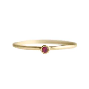 Dot Ruby Ring - Size 6