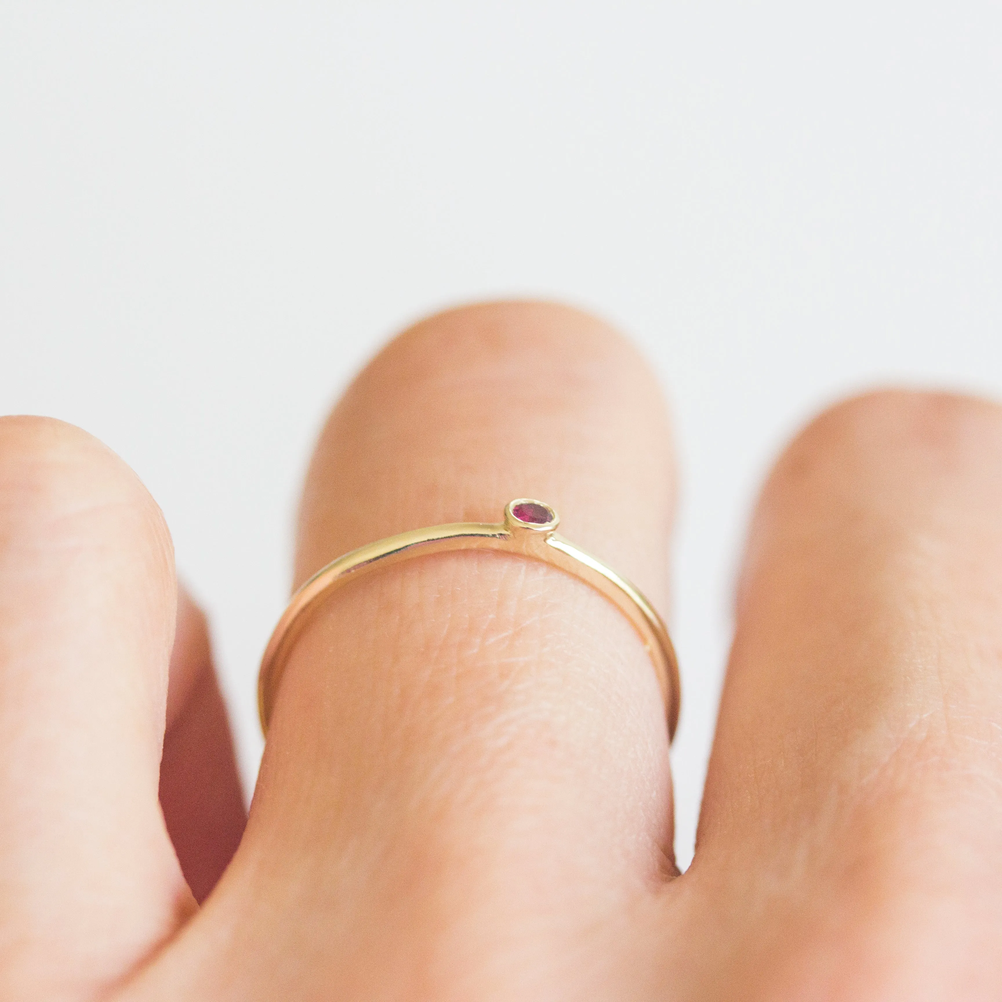 Dot Ruby Ring - Size 6