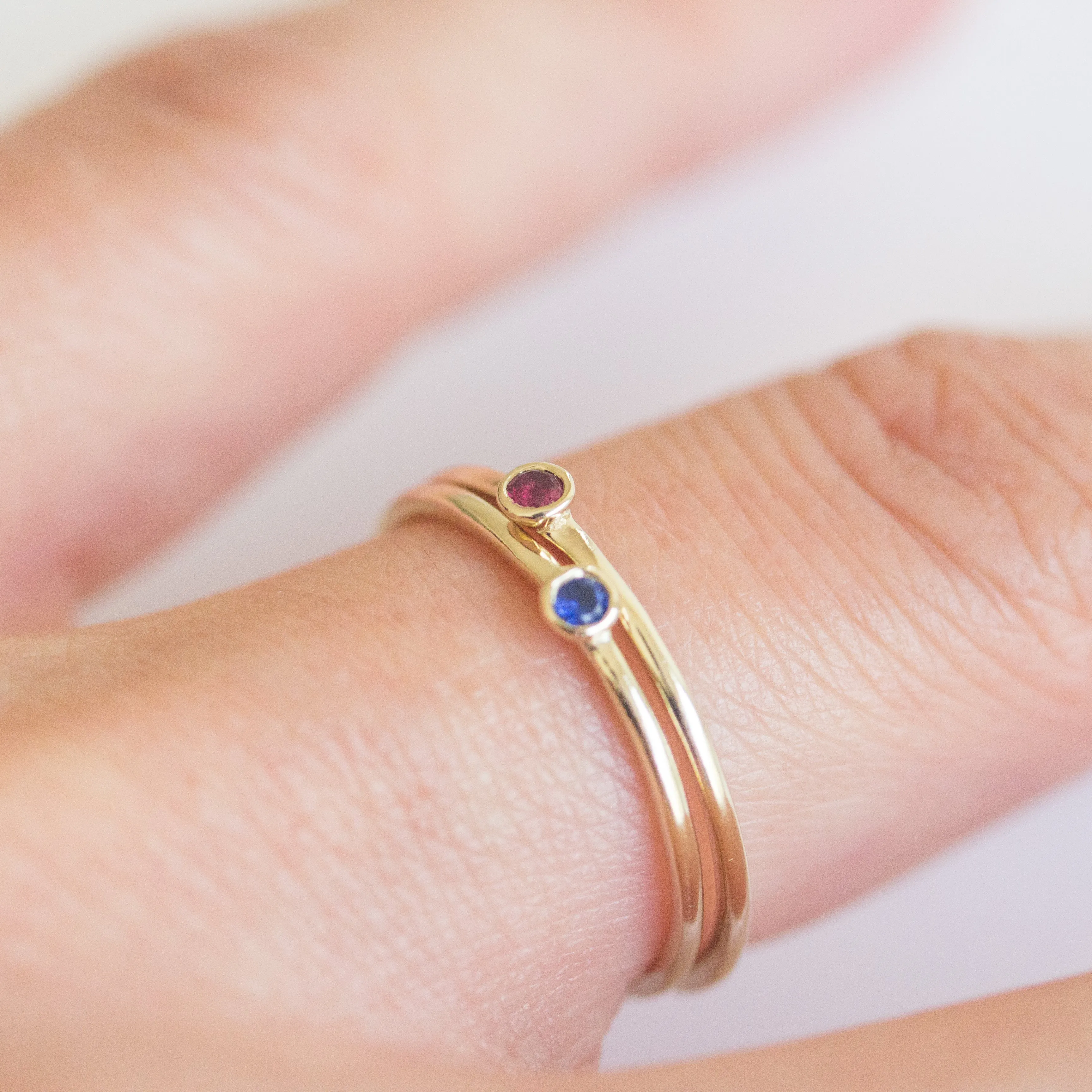 Dot Ruby Ring - Size 6
