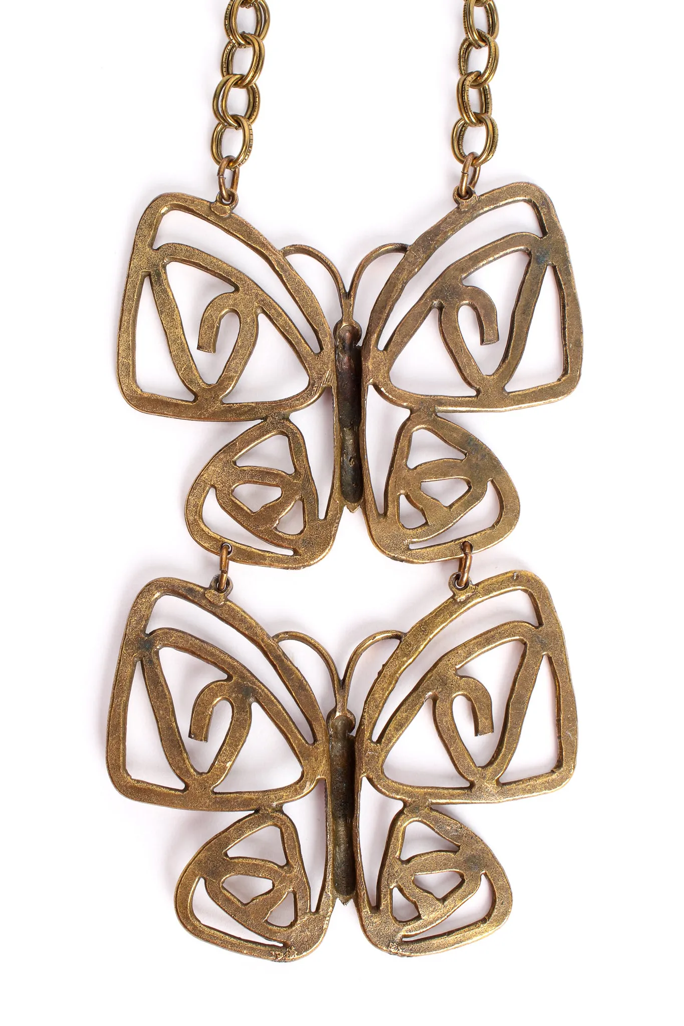 Double Butterfly Necklace