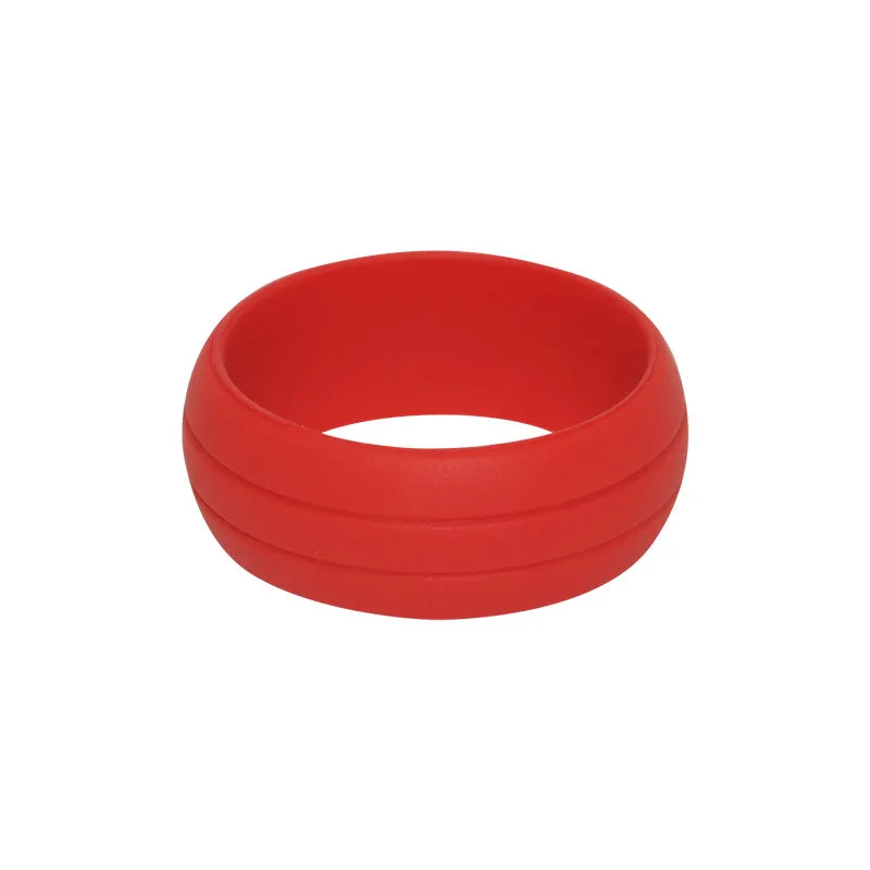 E3 Double Debossed Silicone Rings - Colour Selection