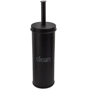 Farmhouse Toilet Brush Holder (Black, Case of 16)