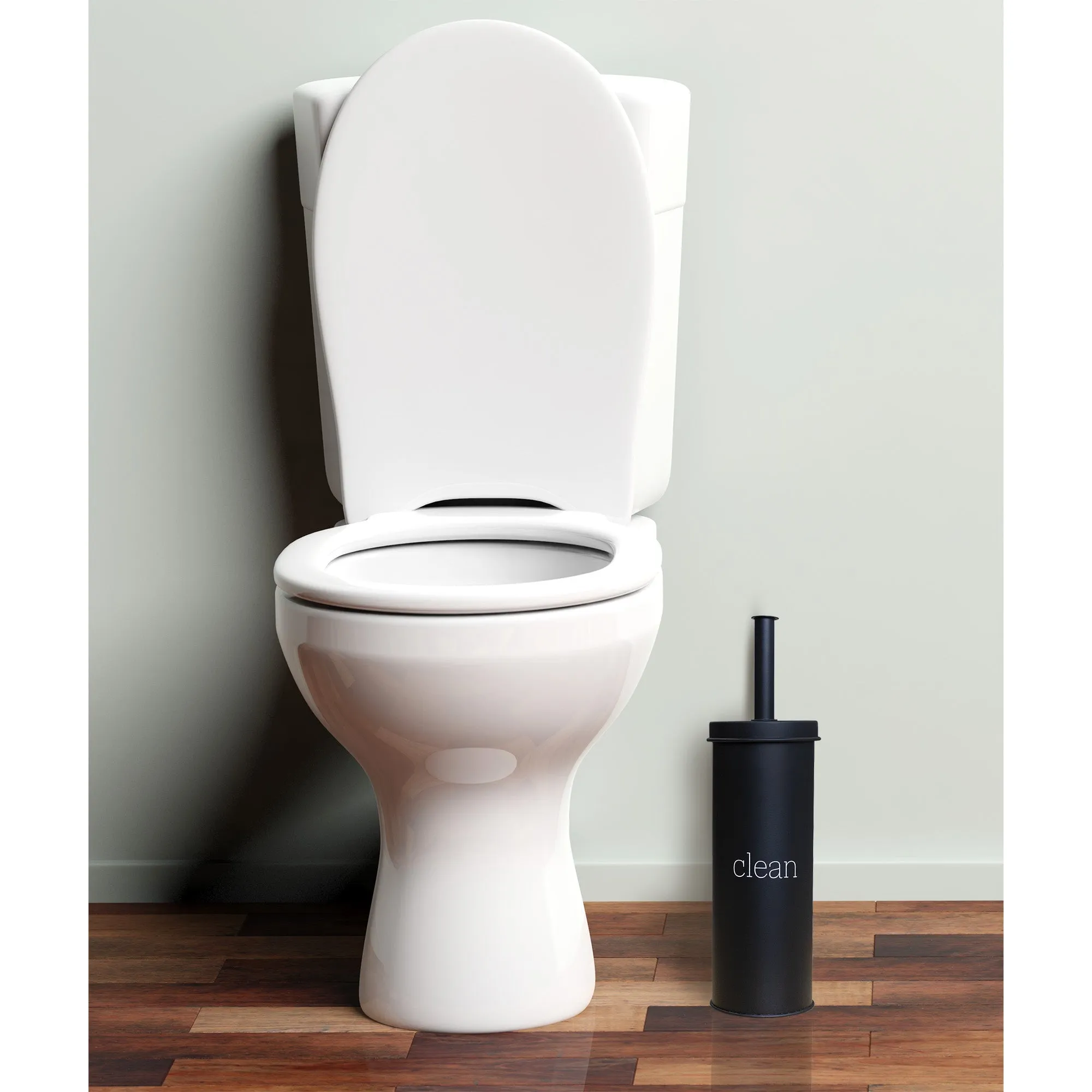 Farmhouse Toilet Brush Holder (Black, Case of 16)