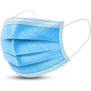 FDA Approved 3-Layer Medical Grade Face Mask With Elastic Ear Loops (Box of 50)