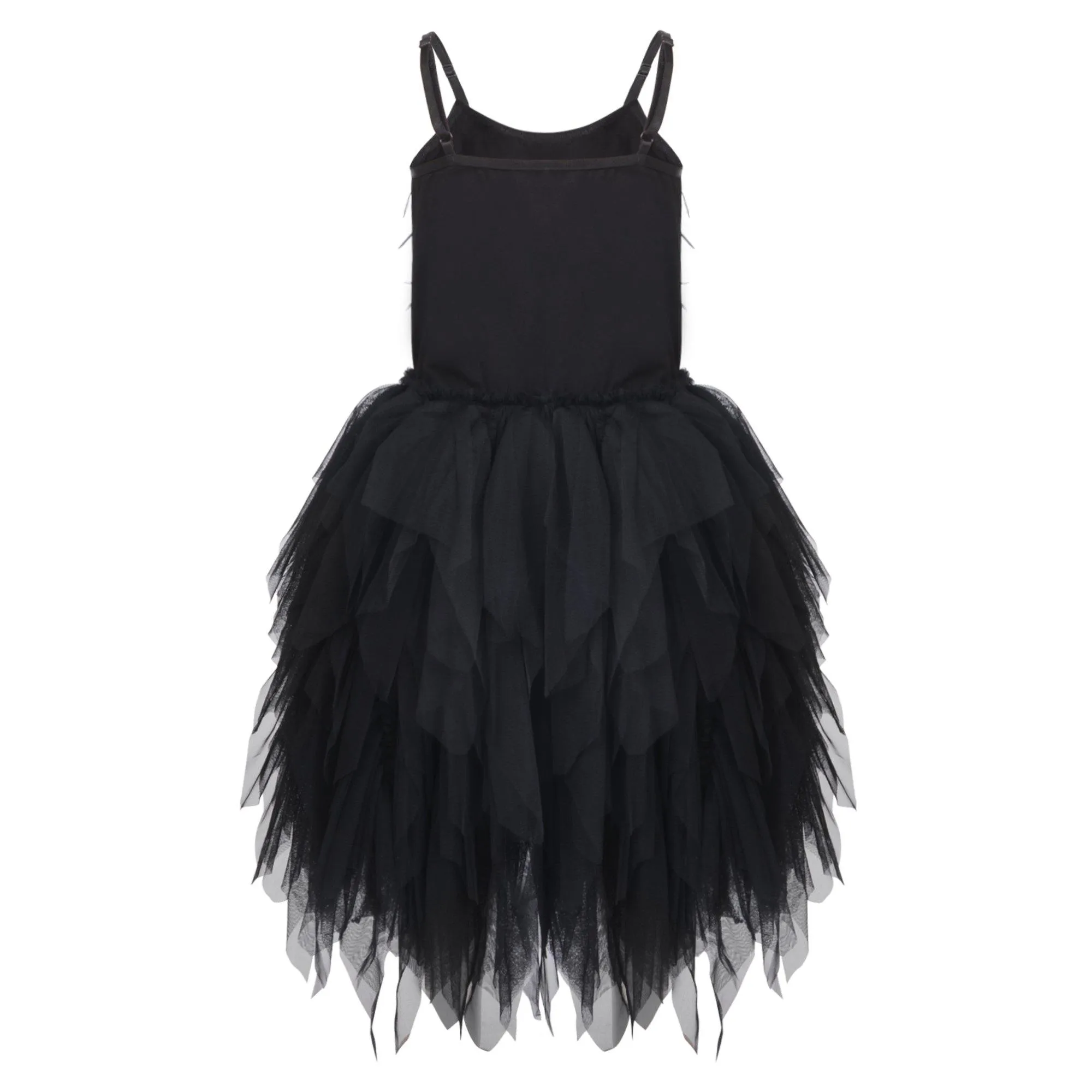 Feathers and Frills Dress - Midnight - SALE