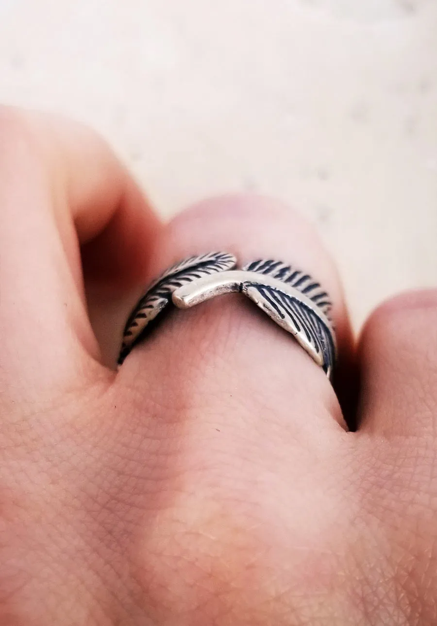 Feathery Autumn Ring