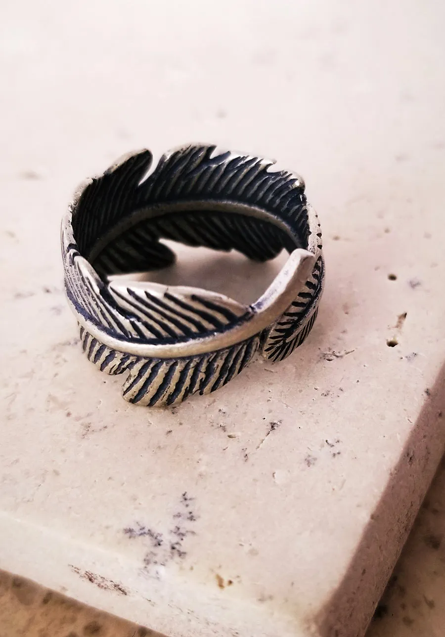 Feathery Autumn Ring