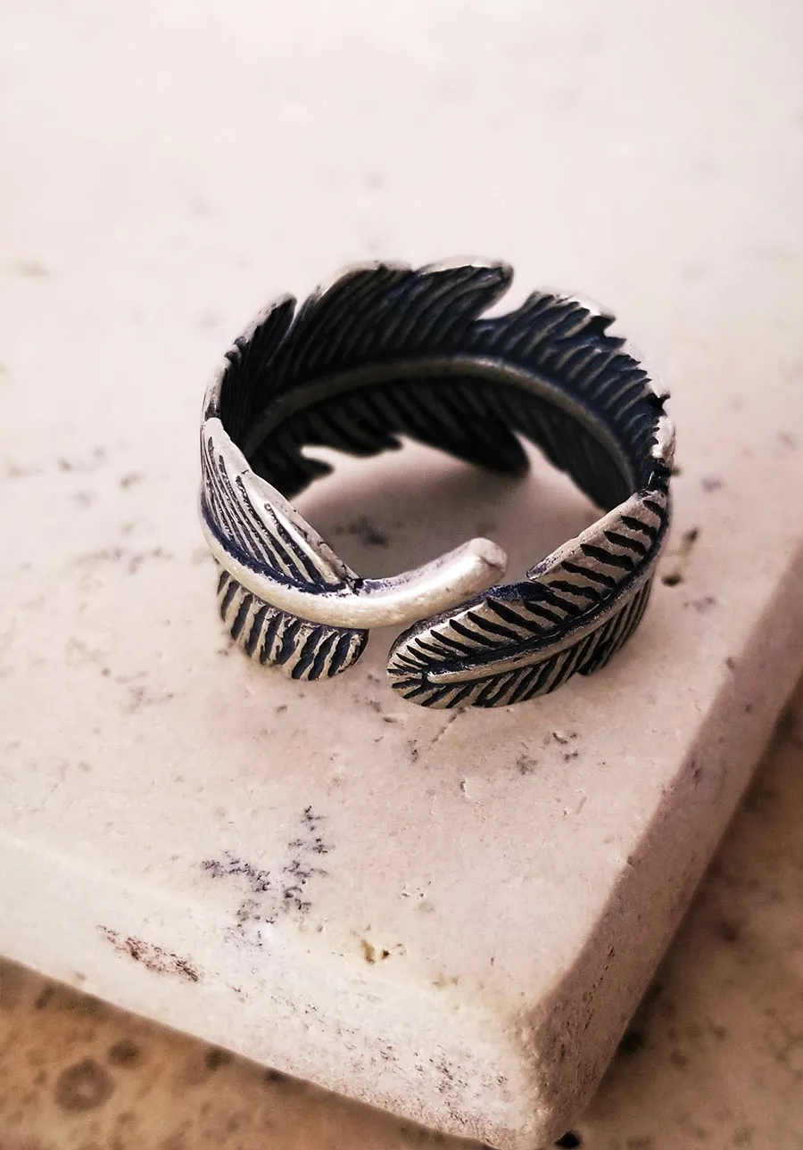 Feathery Autumn Ring