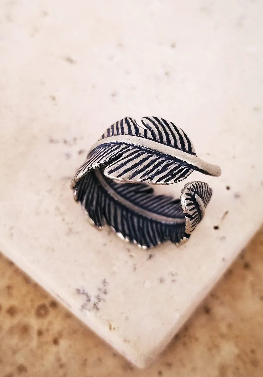 Feathery Autumn Ring