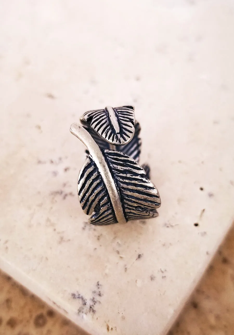 Feathery Autumn Ring