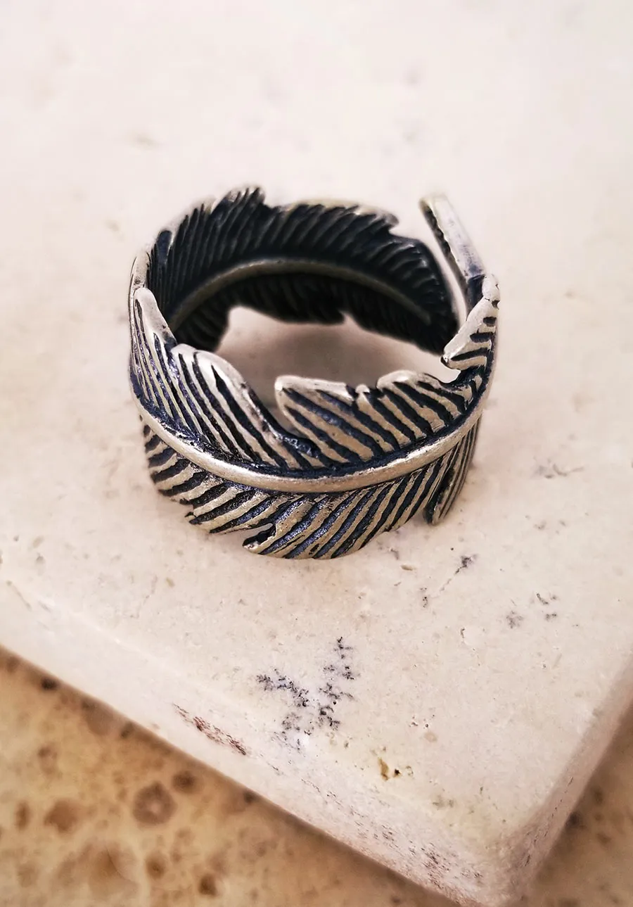 Feathery Autumn Ring