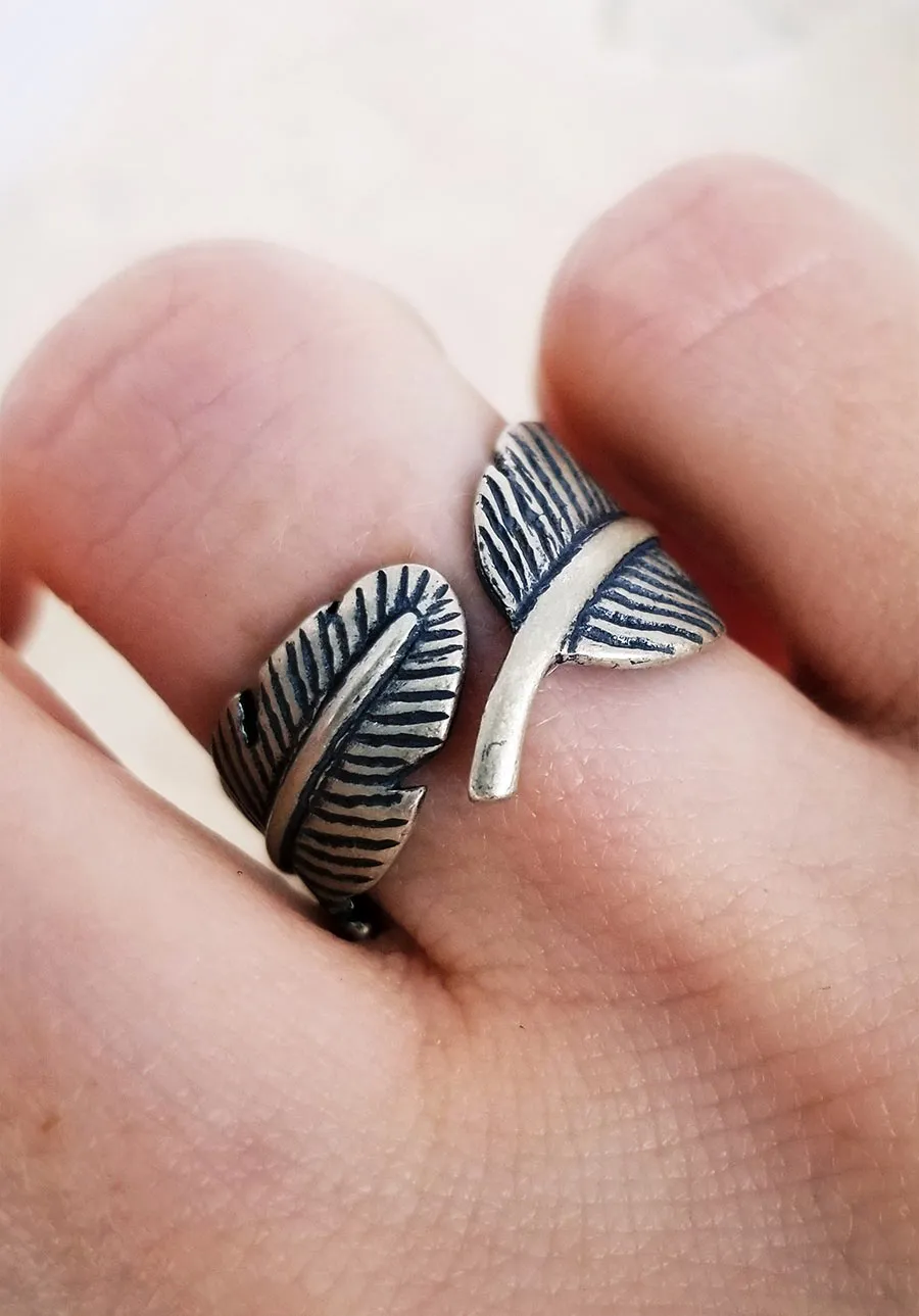 Feathery Autumn Ring