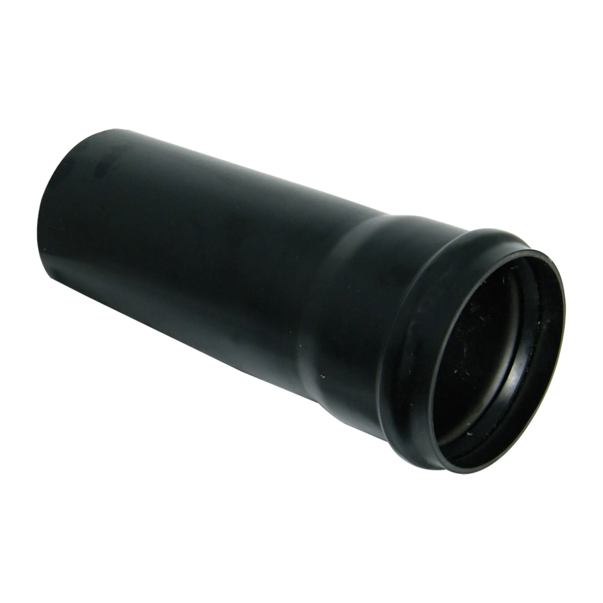 FloPlast 110mm Single Socket Soil Pipe 3 Metre Black (Pack of 2)