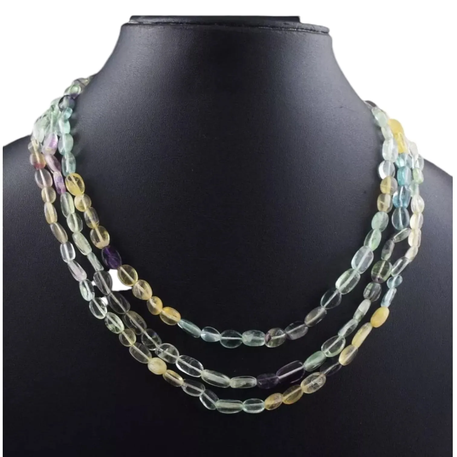Fluorite Beaded Necklace