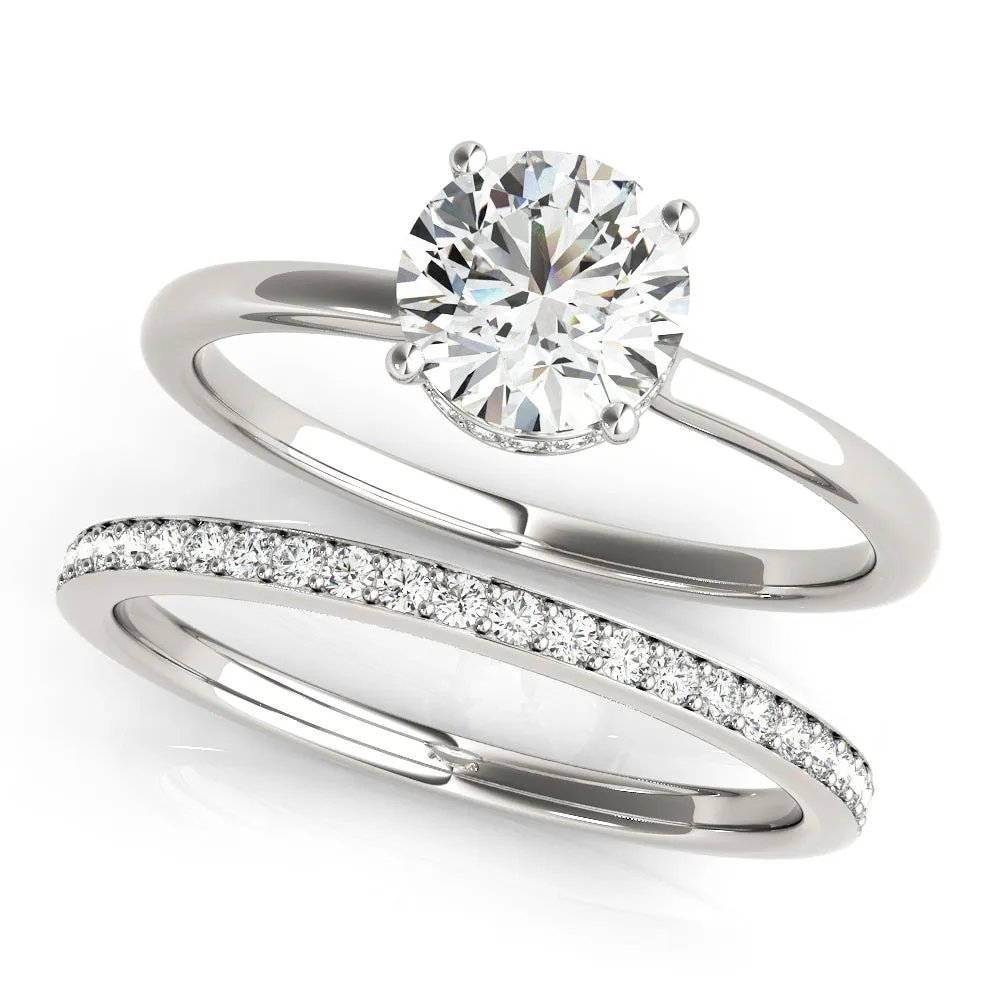 Gaia Hidden-halo Diamond Engagement Ring